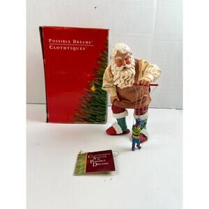 Possible Dreams Clothtique 1995 Santa Marionette Puppet Toy Soldier Figurine